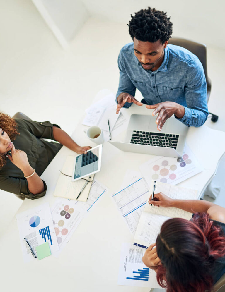 Educators collaborating